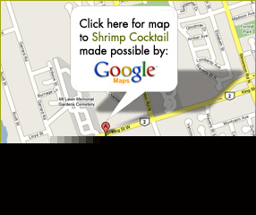 Map of Shrimp Cocktail by Google Maps